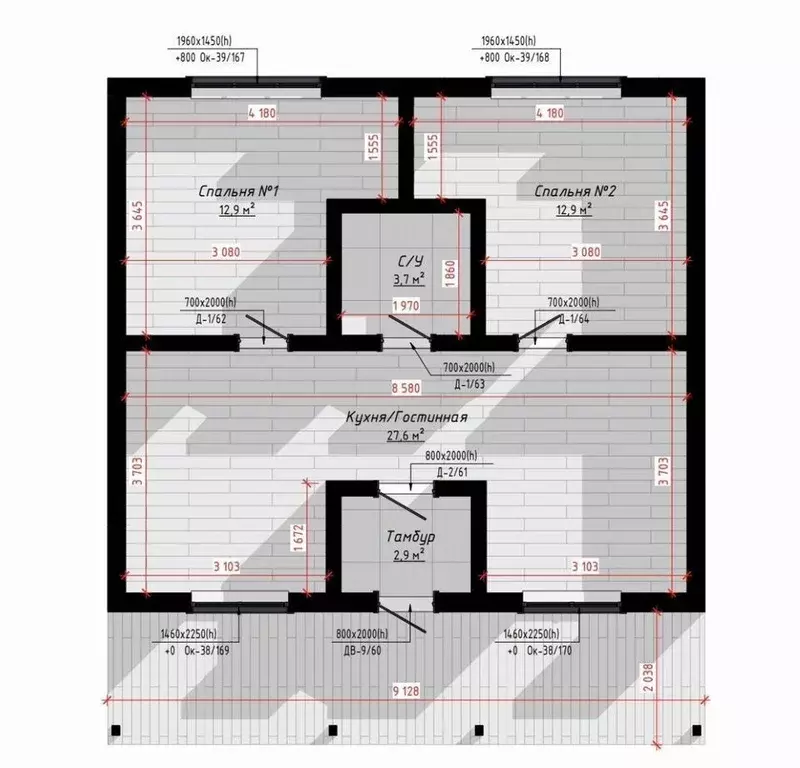 Дом в Московская область, Чехов муниципальный округ, д. Ермолово  (80 ... - Фото 2