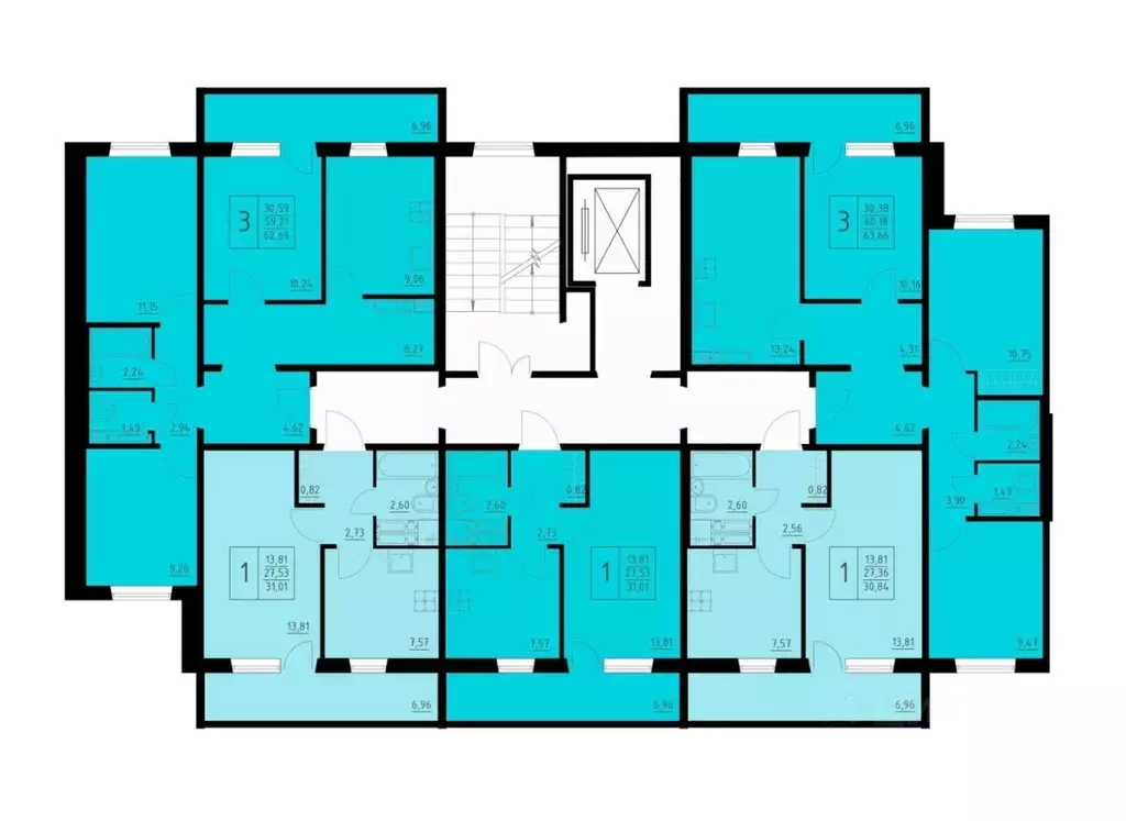 1-к кв. Пермский край, Пермь Домостроительный мкр,  (31.01 м) - Фото 2