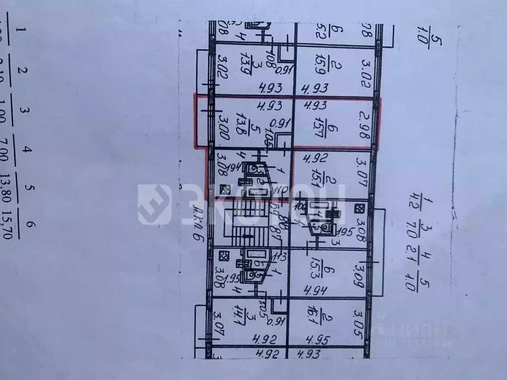 2-к кв. Санкт-Петербург просп. Славы, 40К3 (43.9 м) - Фото 2