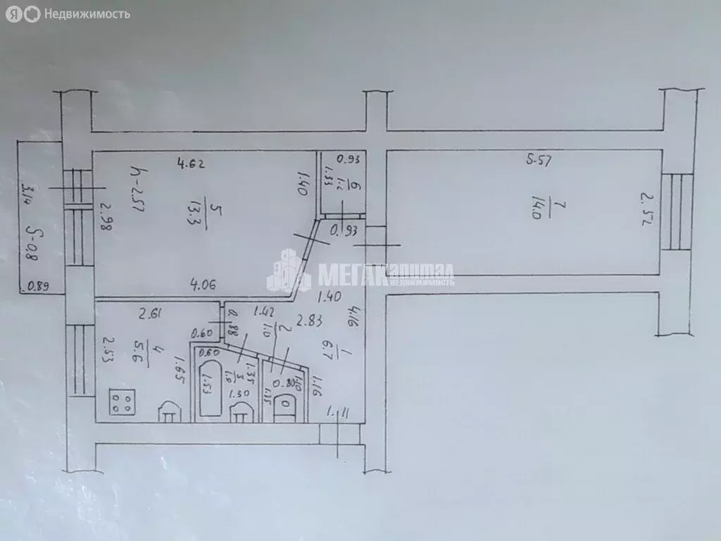 2-комнатная квартира: Брянск, 2-я улица Мичурина, 1А (44.5 м) - Фото 0