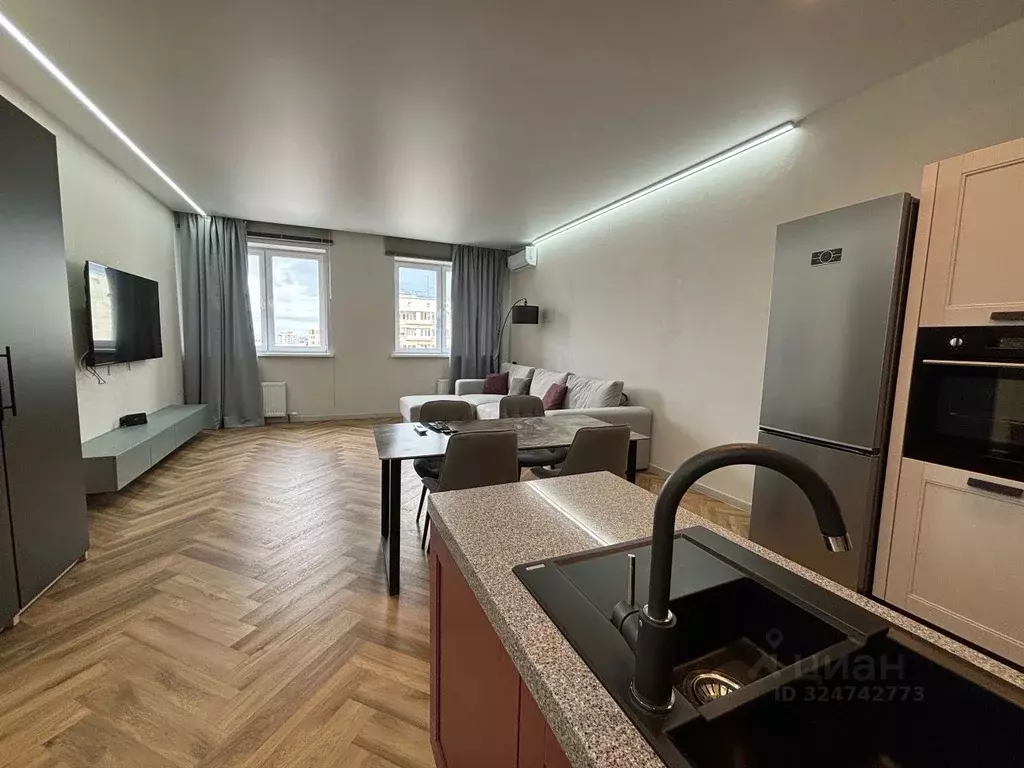 2-к кв. Татарстан, Казань ул. Достоевского, 57 (65.0 м) - Фото 1