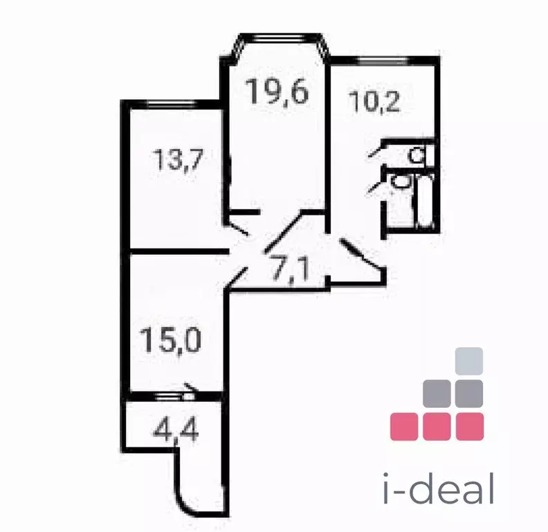 3-к кв. Москва ул. Кедрова, 21к2 (76.6 м) - Фото 1