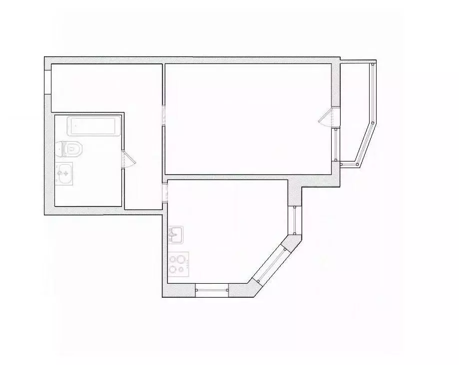 1-к кв. Санкт-Петербург пос. Парголово, Заречная ул., 11к6 (39.9 м) - Фото 2