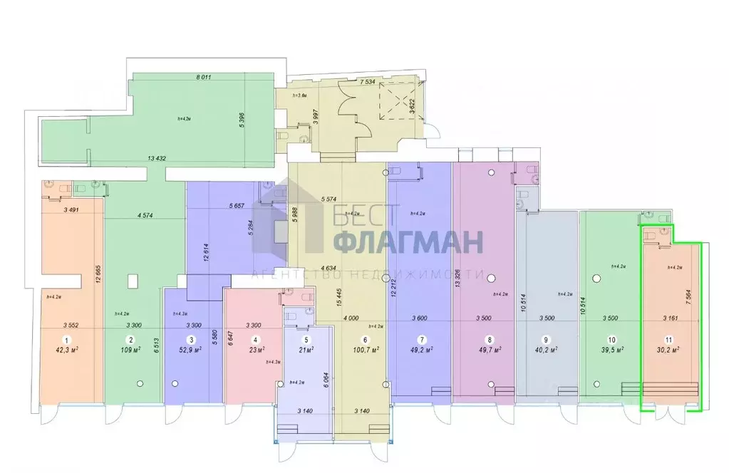 Помещение свободного назначения в Москва ул. Красная Пресня, 12 (30 м) - Фото 2