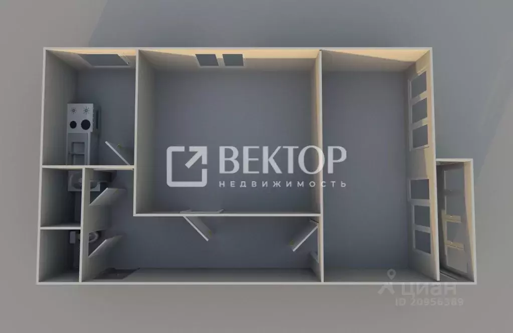 2-к кв. Ярославская область, Ярославль Московский просп., 143 (44.0 м) - Фото 2