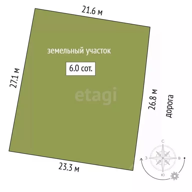 Участок в Тюменская область, Нижнетавдинский муниципальный округ, пос. ... - Фото 2