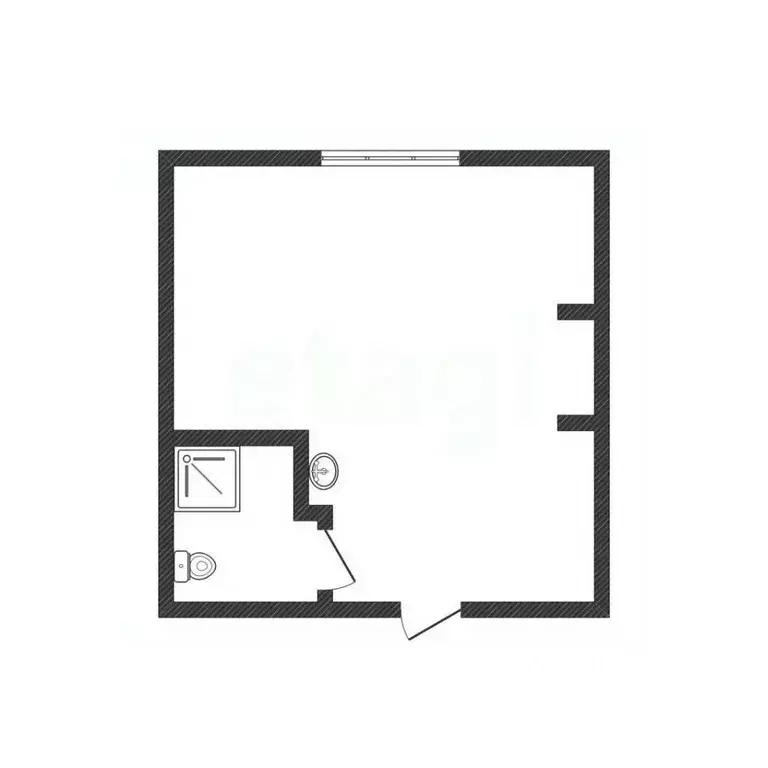 Студия Курганская область, Курган ул. Некрасова, 31 (12.0 м) - Фото 2