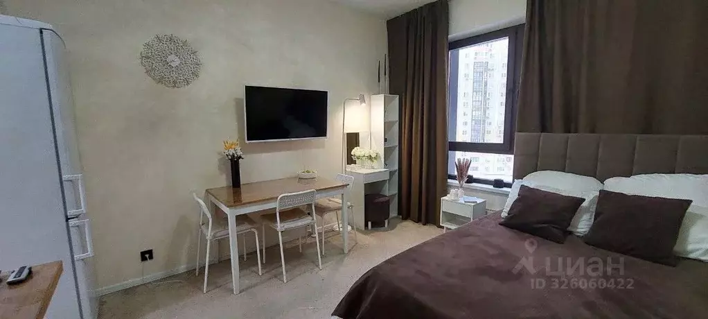 Студия Москва Внуковское поселение, ул. Летчика Ульянина, 3А (24.0 м) - Фото 1