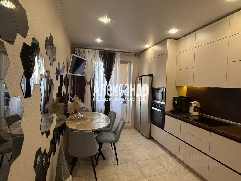 2-к кв. Ленинградская область, Всеволожский район, пос. Бугры ул. ... - Фото 1