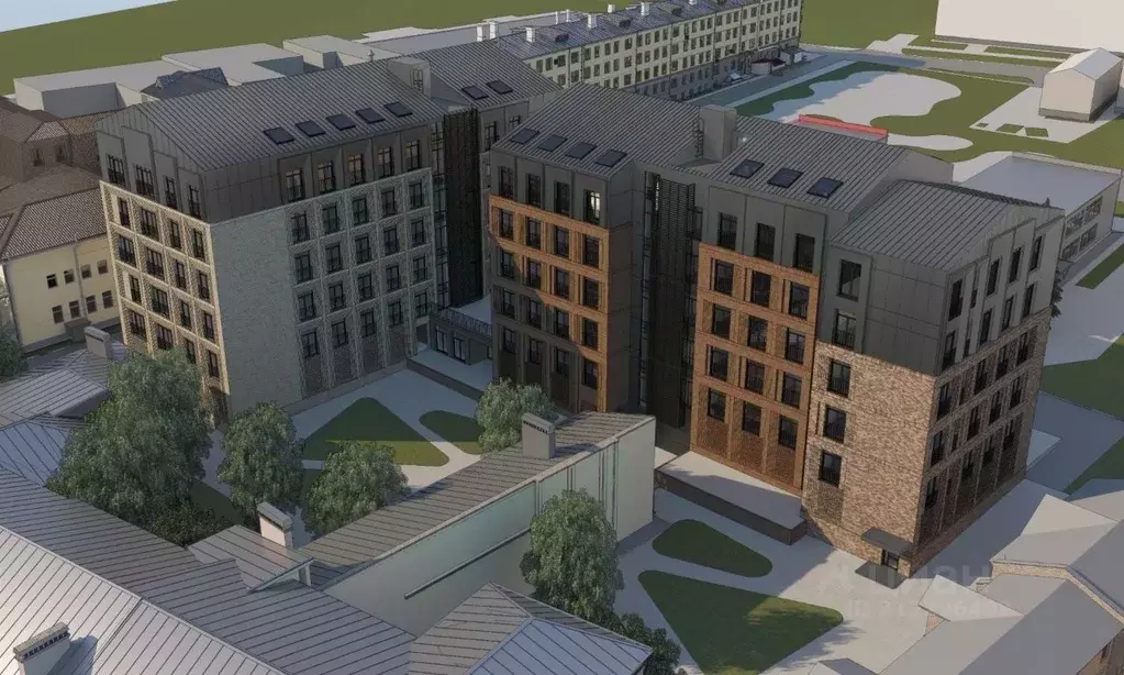 3-к кв. Нижегородская область, Нижний Новгород Огни Започаинья жилой ... - Фото 2