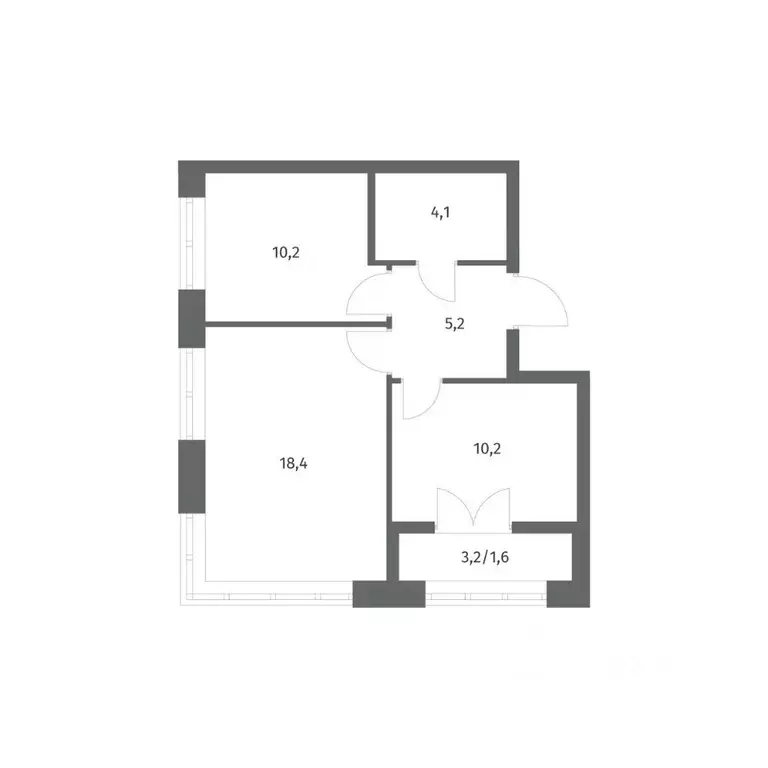 2-к кв. Ленинградская область, Ломоносовский район, Аннинское ... - Фото 1