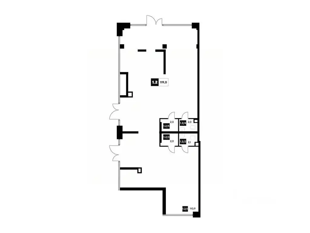 Помещение свободного назначения в Омская область, Омск Снегири ... - Фото 1