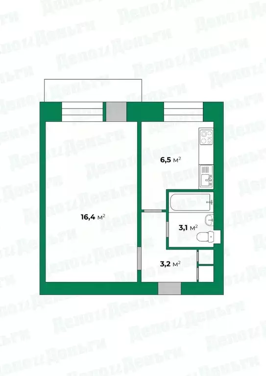 1-к кв. Кировская область, Киров ул. Циолковского, 14 (30.0 м) - Фото 0