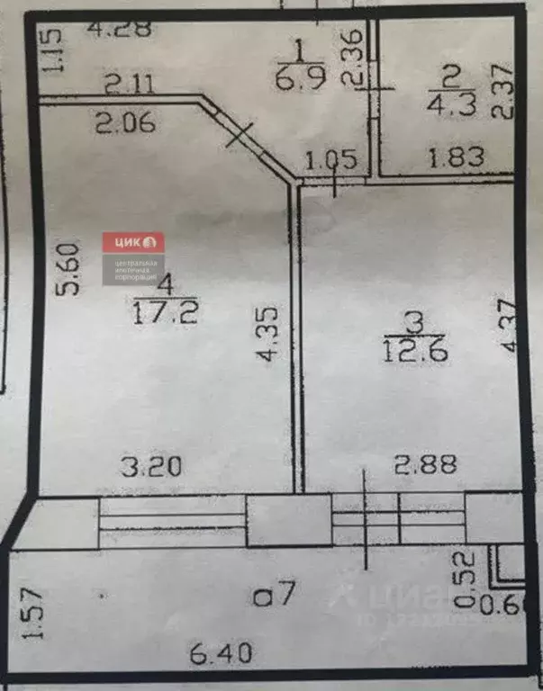 1-к кв. Рязанская область, Рязань Касимовское ш., 32к5 (47.0 м) - Фото 1
