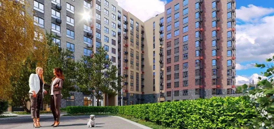 2-к кв. Московская область, Мытищи ул. Красная Слобода (54.35 м) - Фото 2