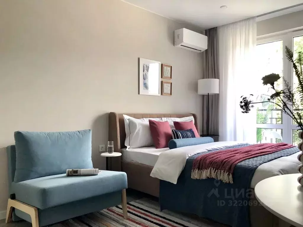 Студия Краснодарский край, Сочи ул. Искры, 88к8 (28.0 м) - Фото 1