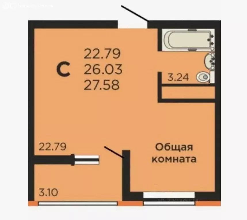 Квартира-студия: Краснодар, Прикубанский внутригородской округ, ... - Фото 0
