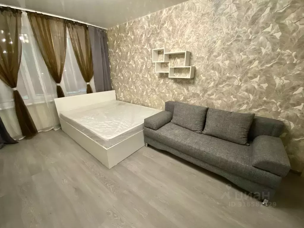 1-к кв. Татарстан, Казань ул. Шамиля Усманова, 25 (32.0 м) - Фото 0