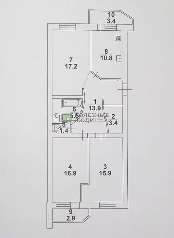 3-к кв. Саратовская область, Саратов Валовая ул., 61/67 (85.0 м) - Фото 1