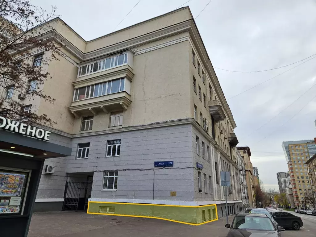 Помещение свободного назначения в Москва просп. Мира, 124К10 (67 м) - Фото 1