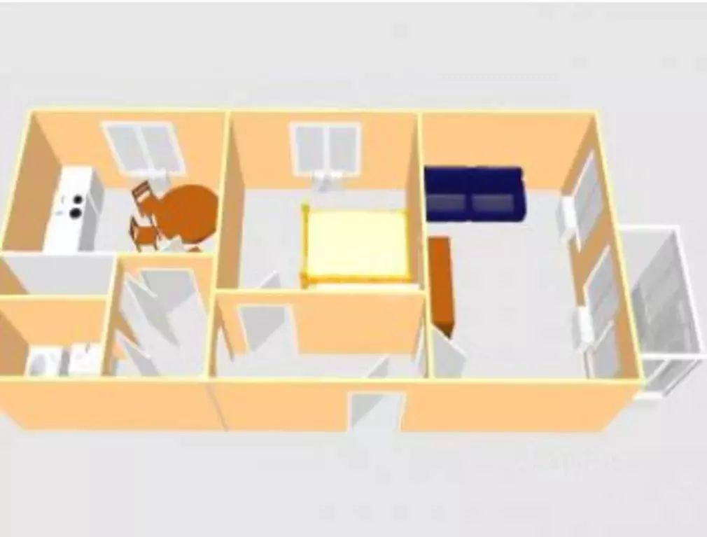 3-к кв. Сахалинская область, Южно-Сахалинск Комсомольская ул., 288 ... - Фото 2