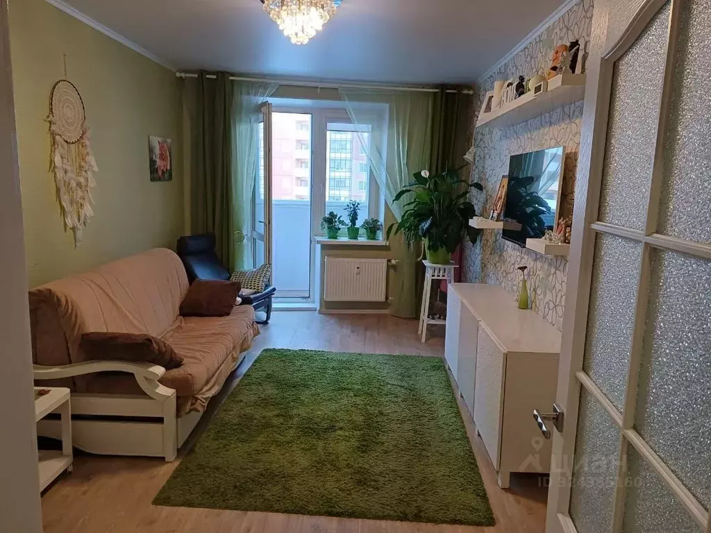 1-к кв. Ленинградская область, Всеволожск Южный мкр, просп. ... - Фото 1