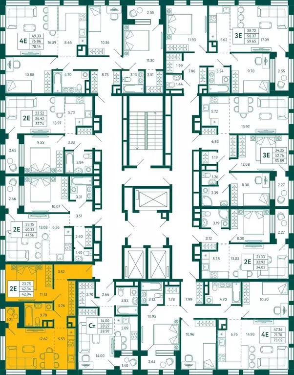1-к кв. Башкортостан, Уфа Зеленая Роща жилрайон, Терле Парк жилой ... - Фото 2
