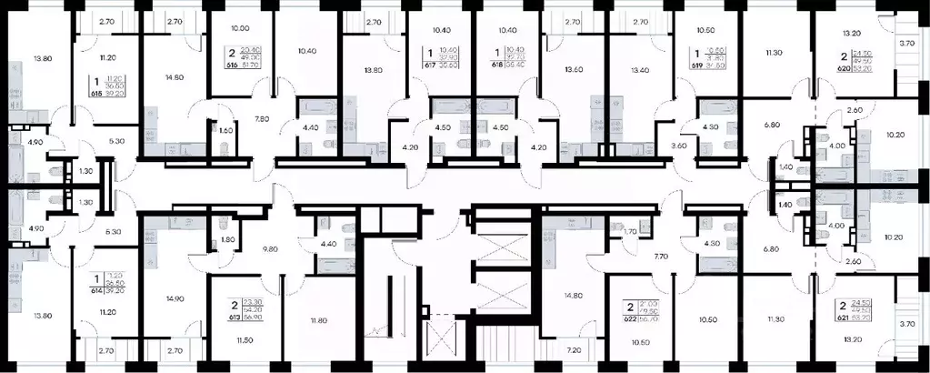 2-к кв. Приморский край, Владивосток ул. Нейбута, 135 (53.2 м) - Фото 1