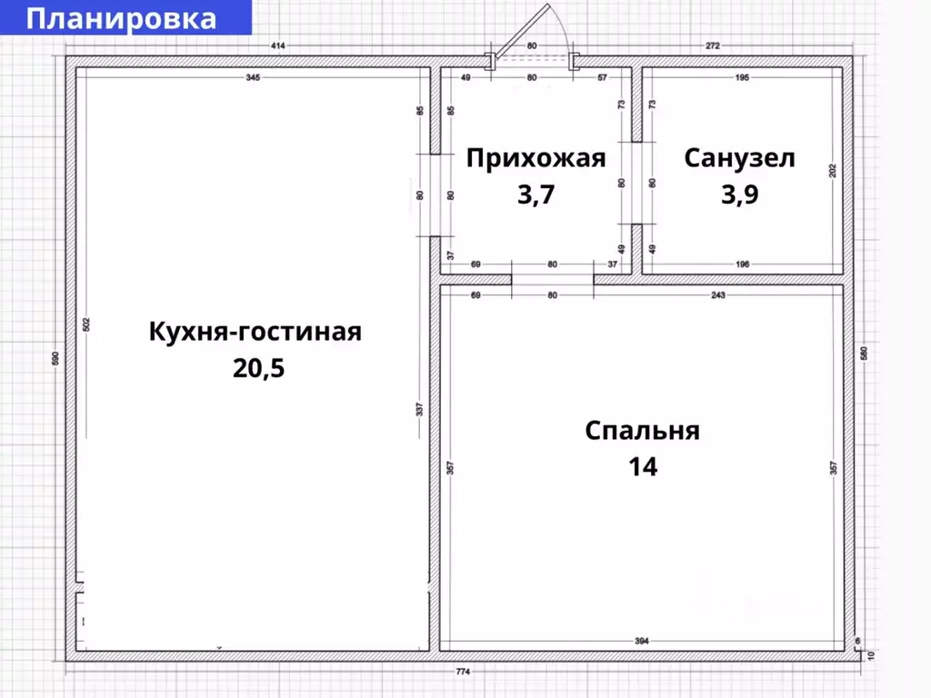 1-к кв. Оренбургская область, Оренбург ул. Юркина, 10 (44.0 м) - Фото 2