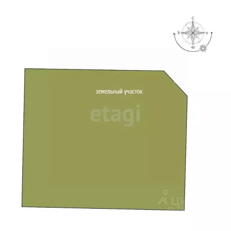 Участок в Крым, Сакский район, с. Уютное ул. Дубровская, 35 (10.6 ... - Фото 2