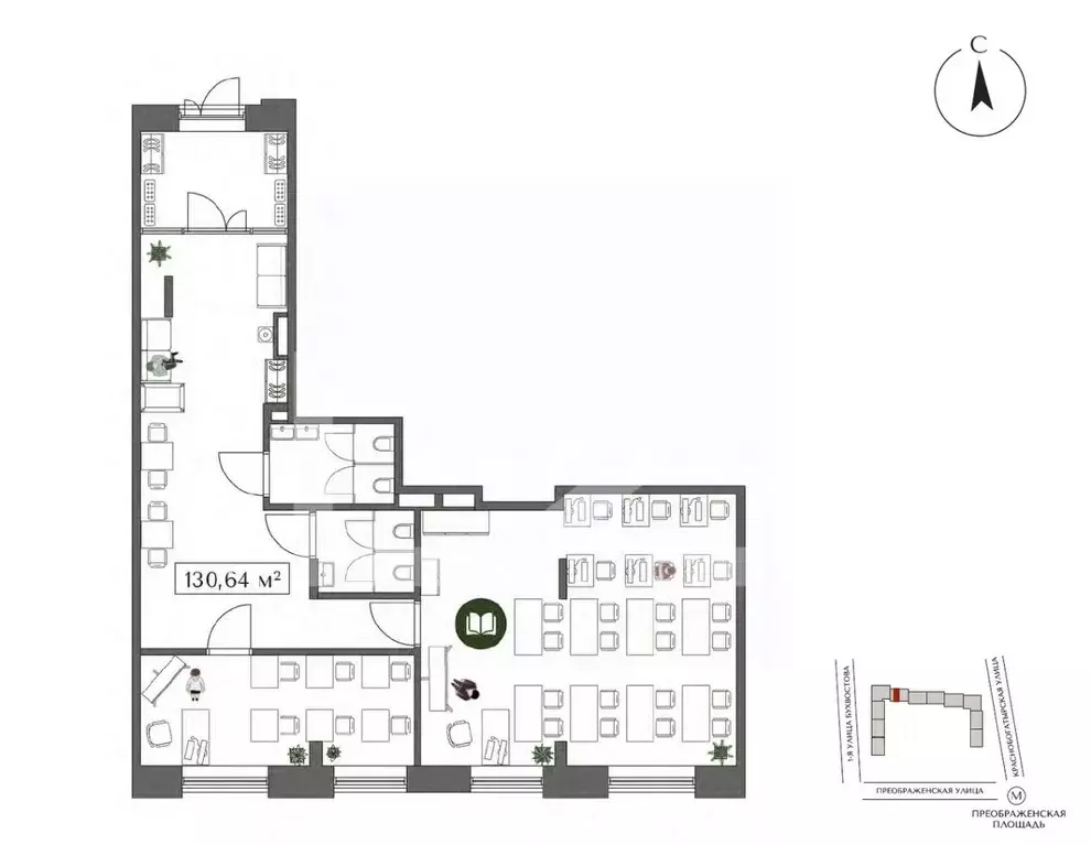 Помещение свободного назначения в Москва ул. 1-я Бухвостова, 2к3 (132 ... - Фото 2