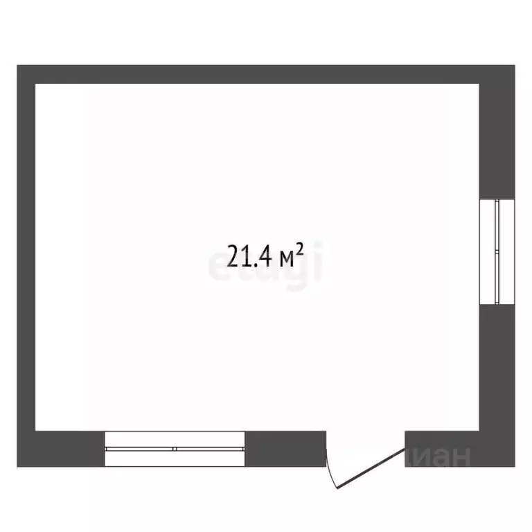 Комната Ямало-Ненецкий АО, Новый Уренгой Таежная ул., 88 (21.4 м) - Фото 2