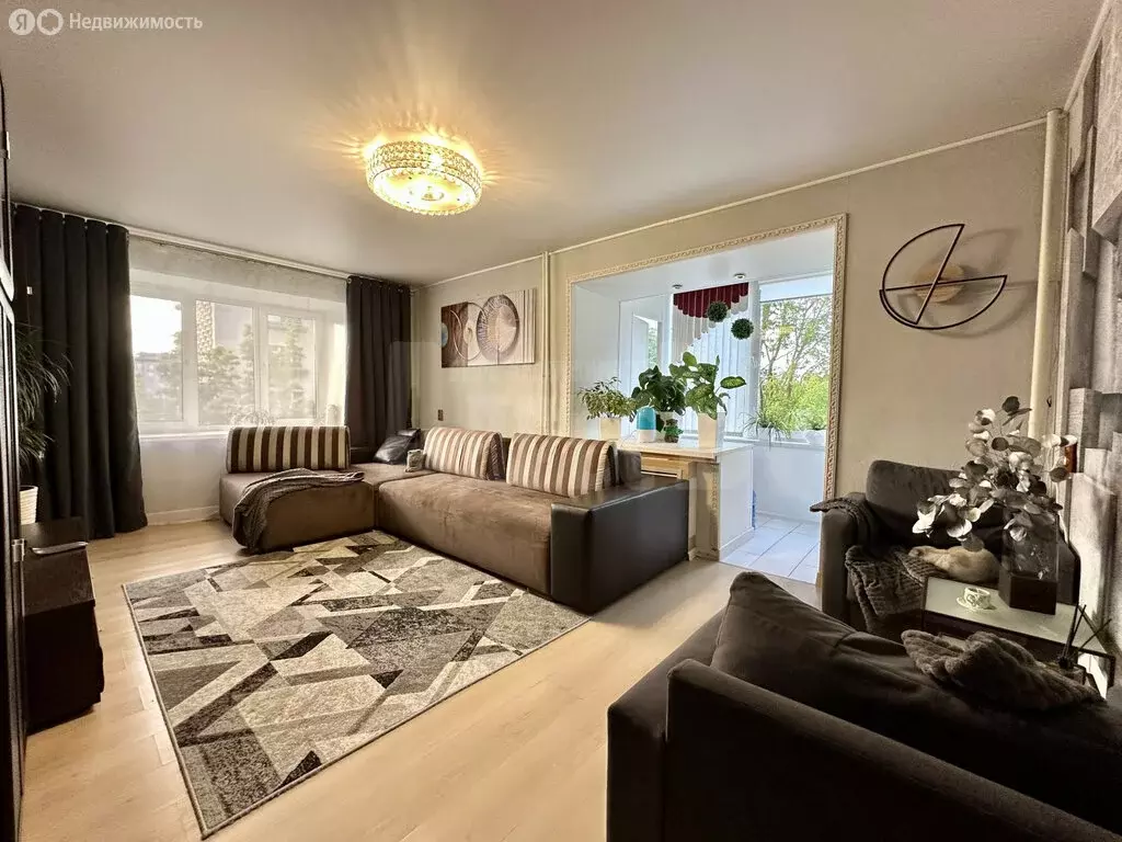2-комнатная квартира: Обнинск, проспект Маркса, 54 (53 м) - Фото 0