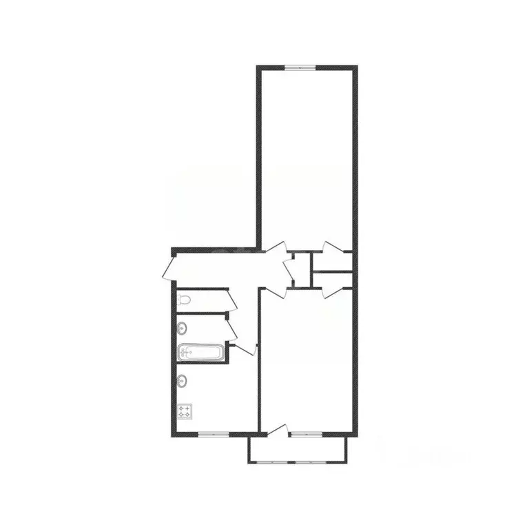 2-к кв. Белгородская область, Белгород ул. Некрасова, 14 (45.0 м) - Фото 0