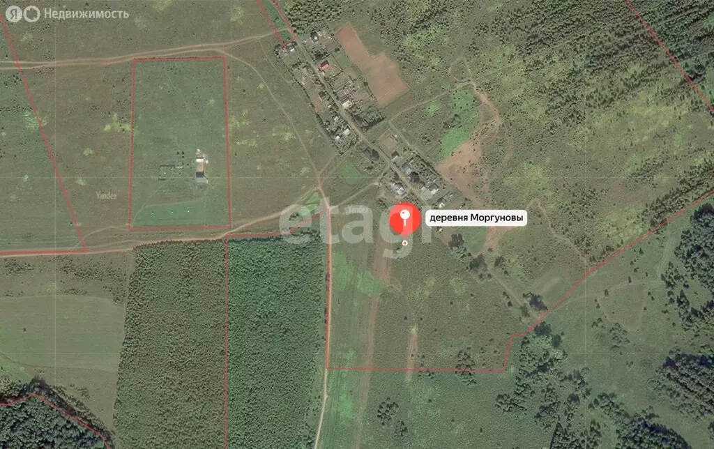 Участок в Шиховское сельское поселение, деревня Моргуновы (8.43 м) - Фото 1