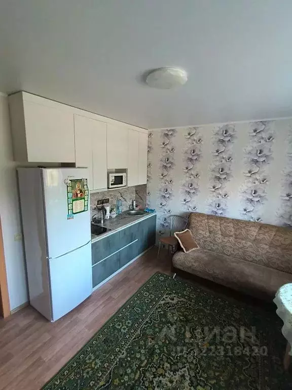 1-к кв. Омская область, Омск Береговой мкр, Школьная ул., 2 (22.0 м) - Фото 1