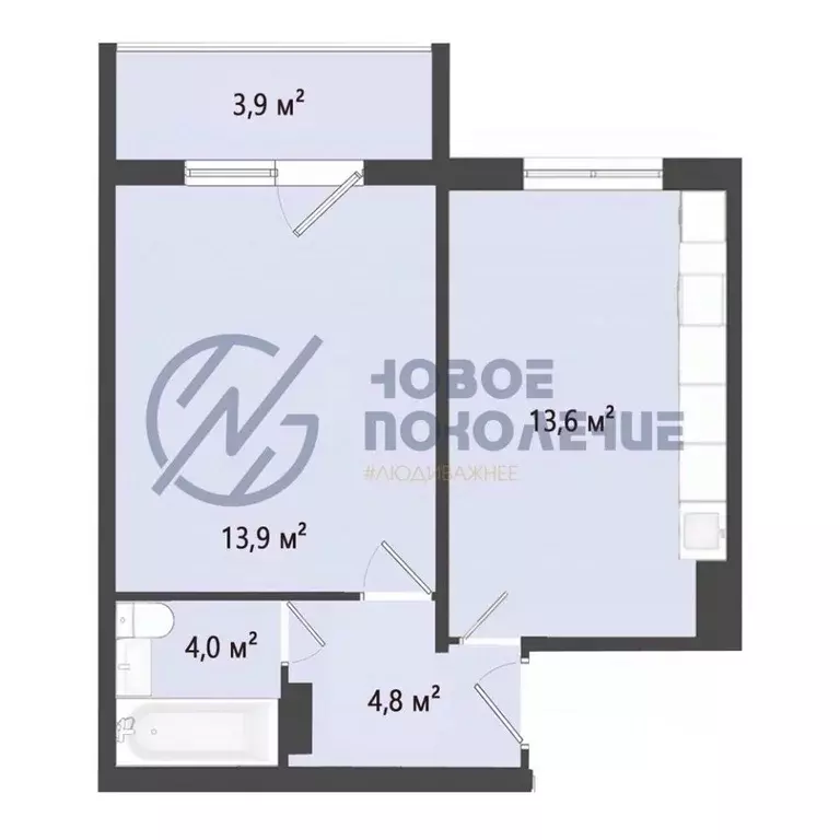 1-к кв. Омская область, Омск проезд 4-й Амурский, 15 (36.2 м) - Фото 0