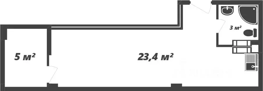 Студия Крым, Ялта муниципальный округ, Форос пгт спуск Форосский, 8к2 ... - Фото 1