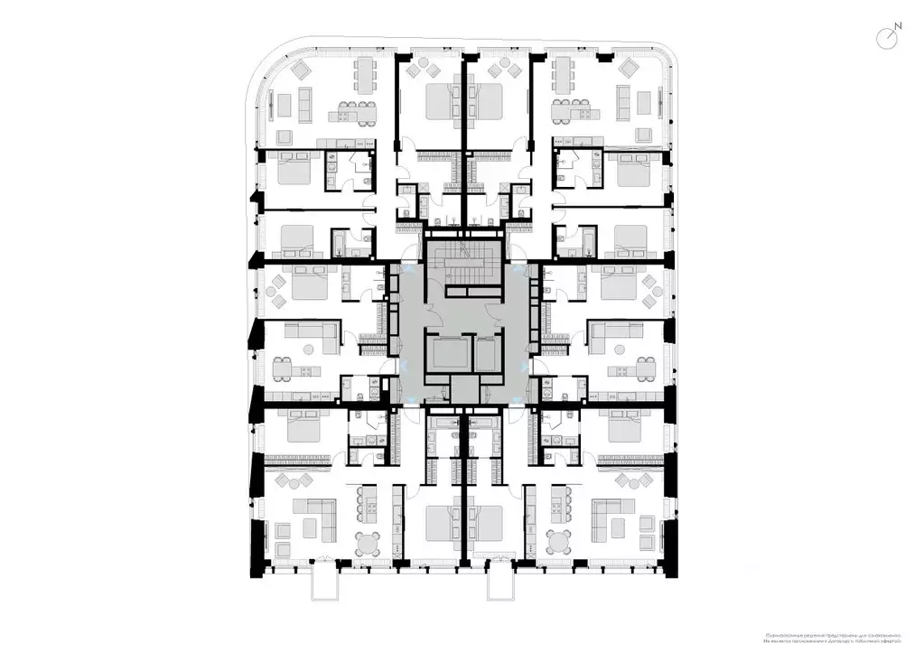 4-к кв. Москва Виктори Парк Резиденсез жилой комплекс, 3к4 (149.0 м) - Фото 1