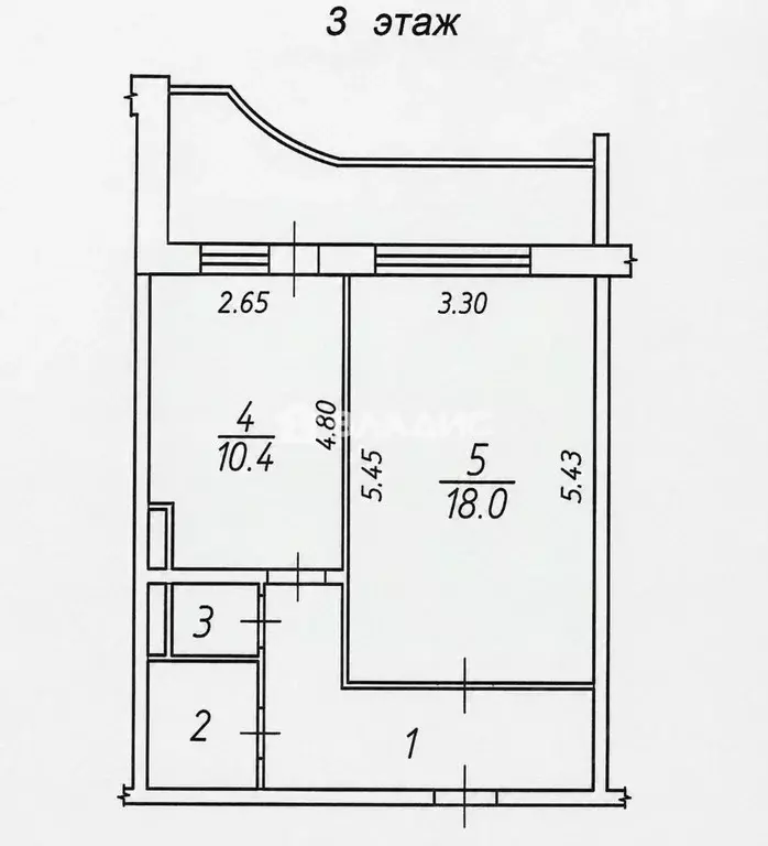 1-к кв. Белгородская область, Белгород ул. Макаренко, 24 (39.7 м) - Фото 2