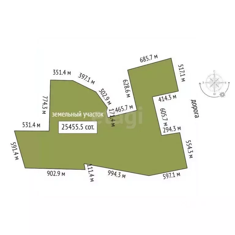 Участок в Хабаровский край, Комсомольский район, с. Новый Мир  ... - Фото 1