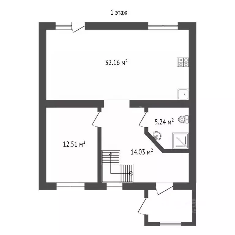 Дом в Костромская область, Кострома ул. Летняя, 21 (130 м) - Фото 1