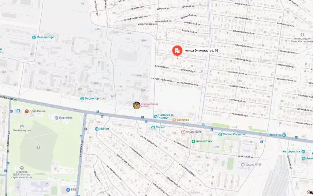 Участок в Оренбургская область, Оренбург Медик СНТ, ул. Энтузиастов, ... - Фото 2