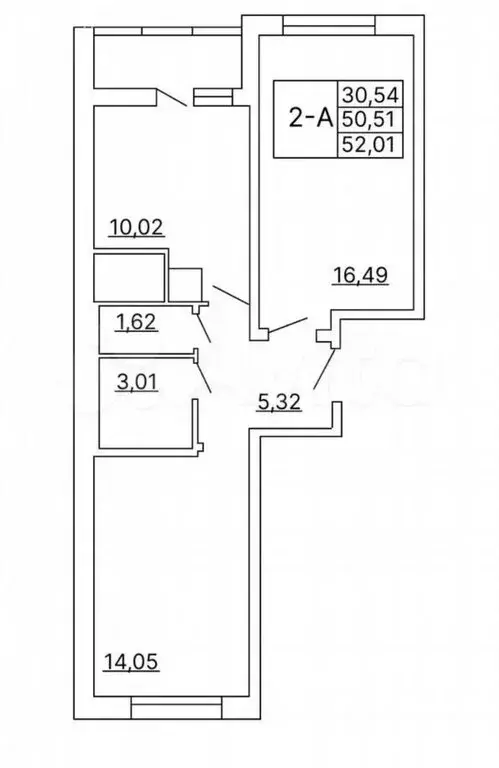 2-комнатная квартира: Мурино, улица Шувалова, 30 (52 м) - Фото 0