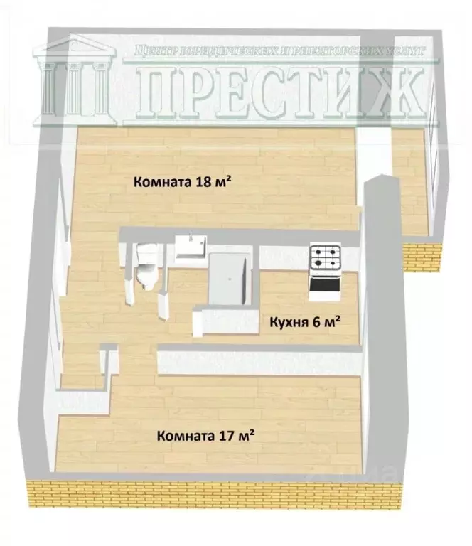 2-к кв. Ивановская область, Шуя Кооперативная ул., 17 (44.4 м) - Фото 1