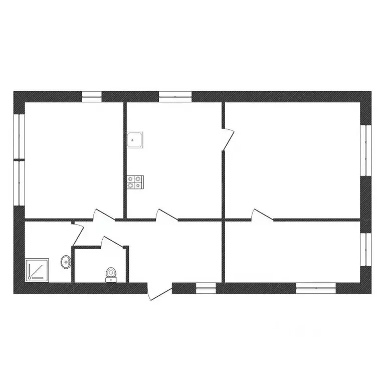 Дом в Калужская область, Боровский муниципальный округ, Кривское ... - Фото 2