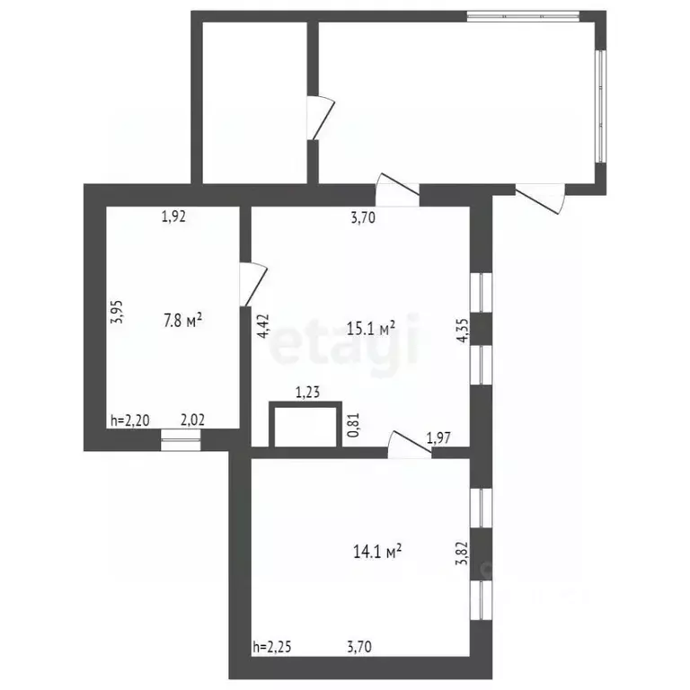 Дом в Кемеровская область, Кемерово ул. Игарская (37 м) - Фото 2