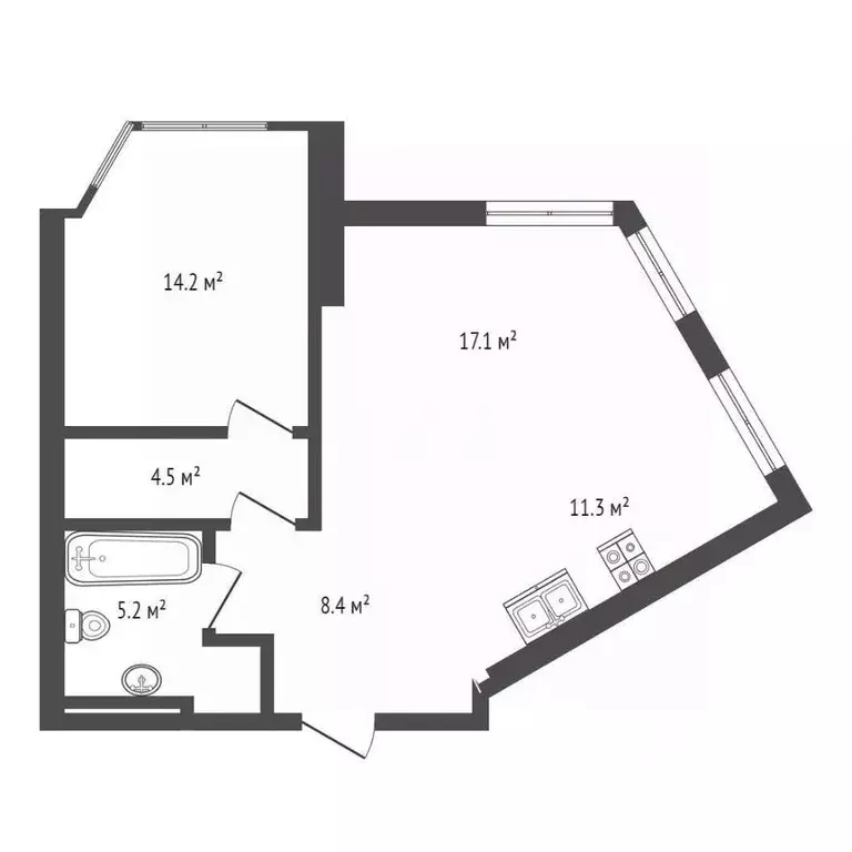 2-к кв. Москва ул. Академика Волгина, 2 (60.7 м) - Фото 1