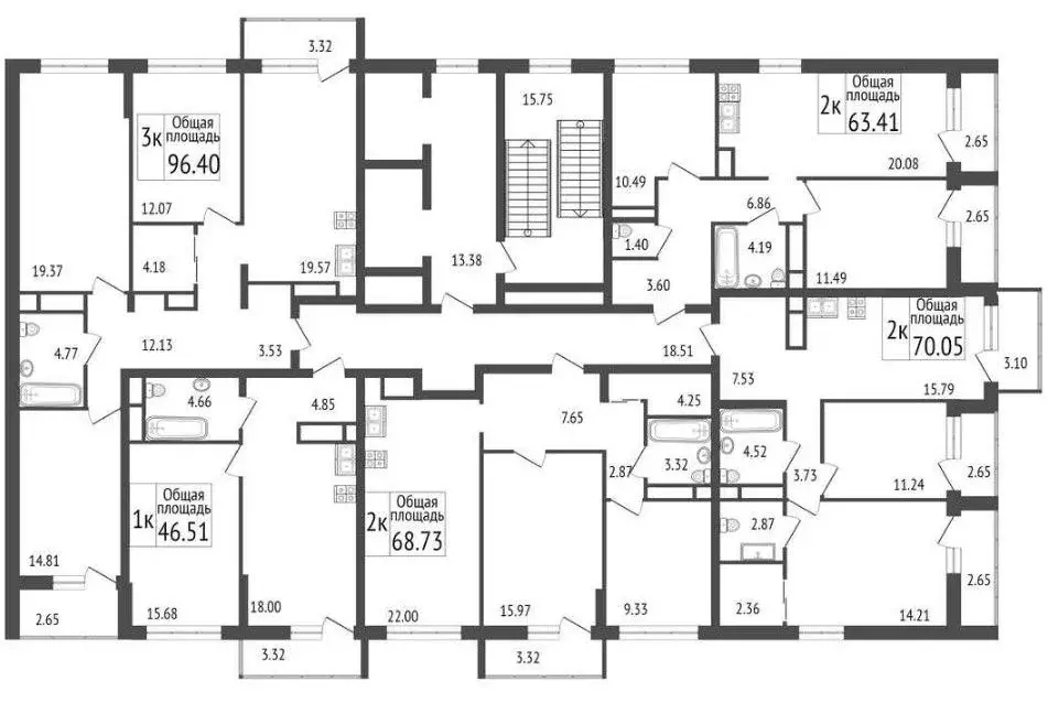 3-к кв. Тюменская область, Тюмень ул. Разведчика Кузнецова, 7 (93.42 ... - Фото 1