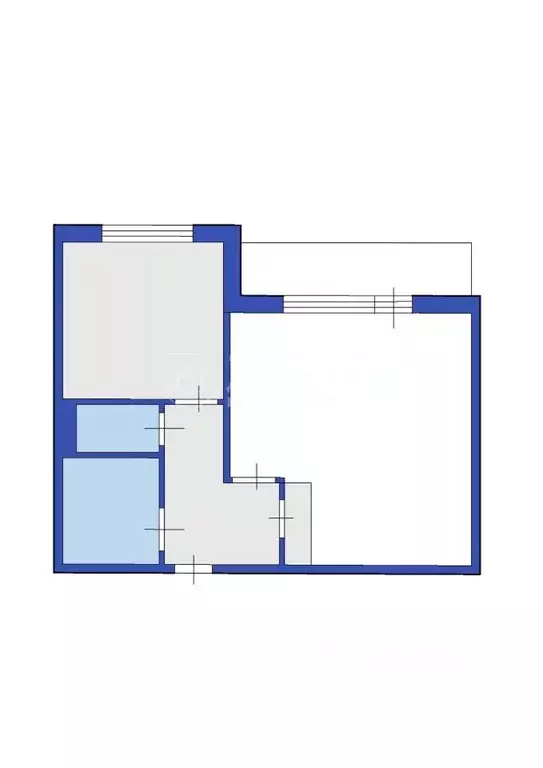 1-к кв. Кемеровская область, Кемерово Комсомольский просп., 49 (34.8 ... - Фото 2